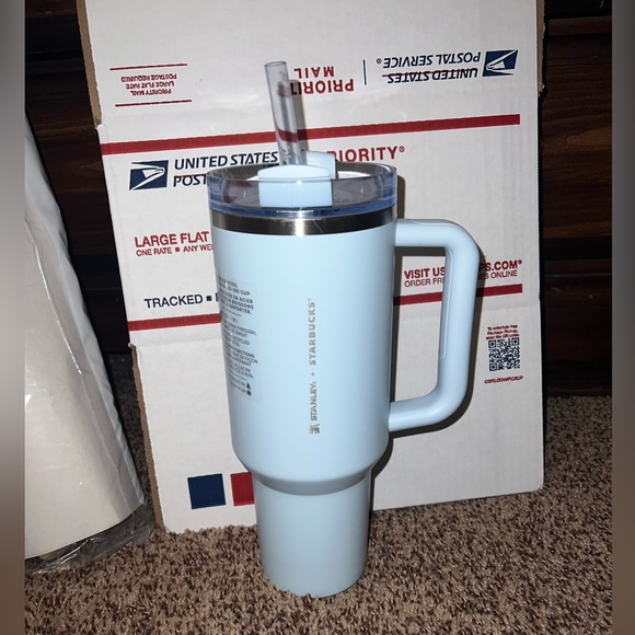 Stanley | Dining | Starbucks X Stanley Spring Blue 4 Oz Tumbler Brand ...